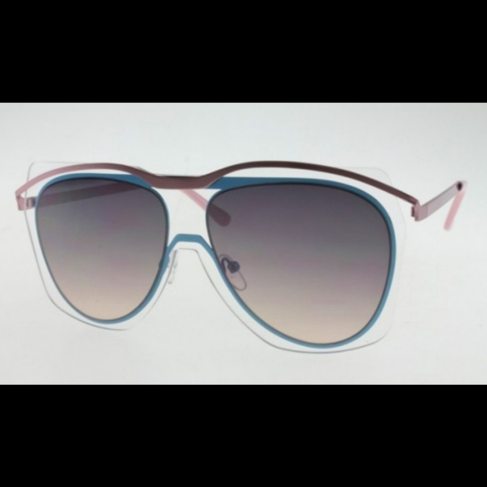 Aviator Sunglasses with Unique Double Lens 